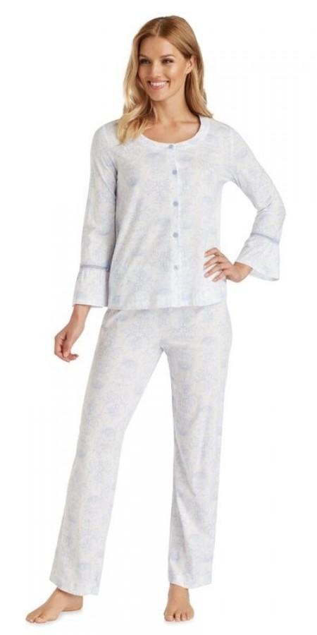 Cotton Jersey Long Pj - Toile