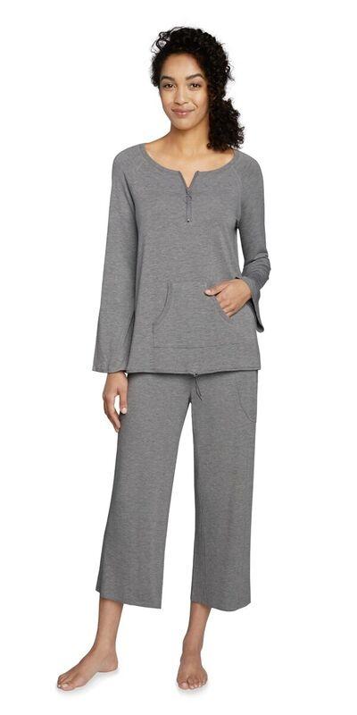 French Terry Lounge Sweatshirt - Heather Grey