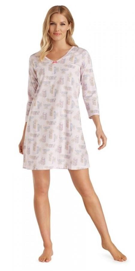 Cotton Jersey Sleepshirt - Literary Tea