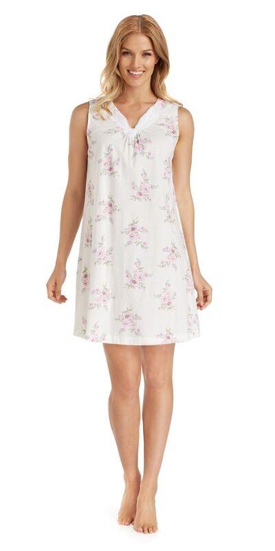 Cotton Jersey Chemise - Petal Twin