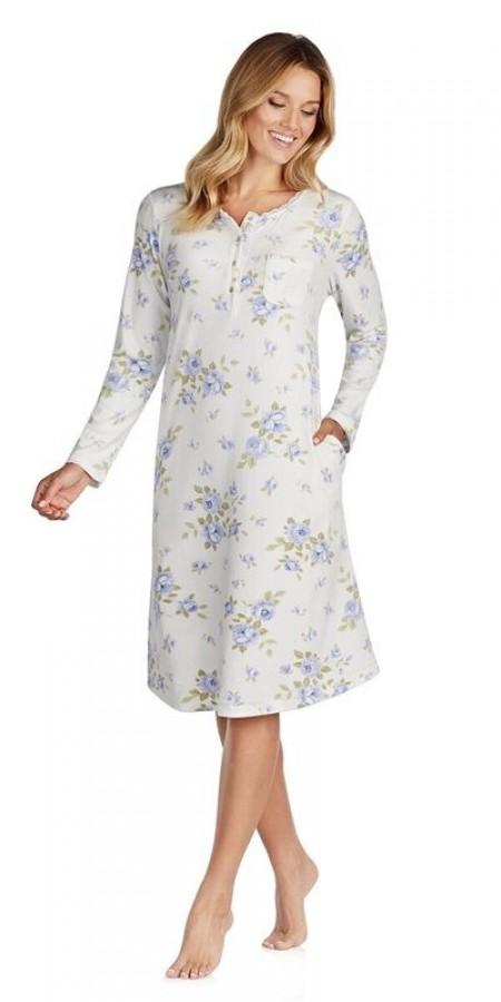 Luxe Cozy Fleece Waltz Gown - Cascading Floral