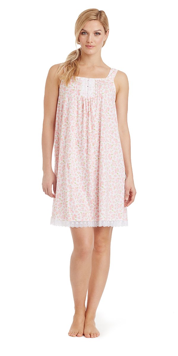 Cotton Jersey Chemise - Petals