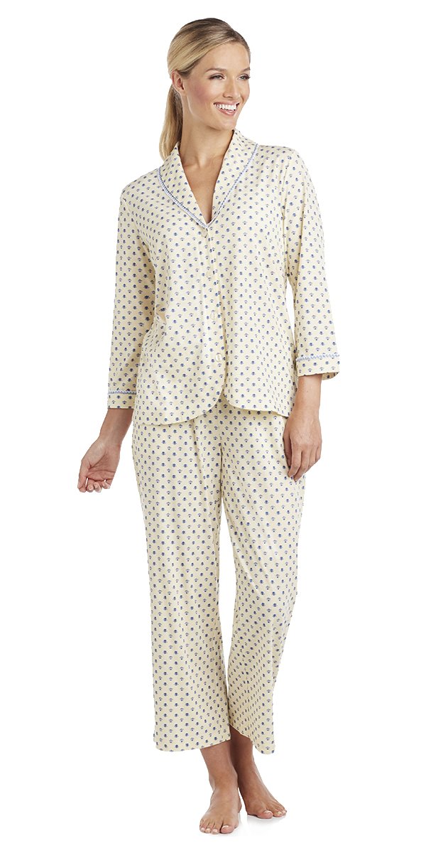 Cotton Jersey Long Pj - Bees
