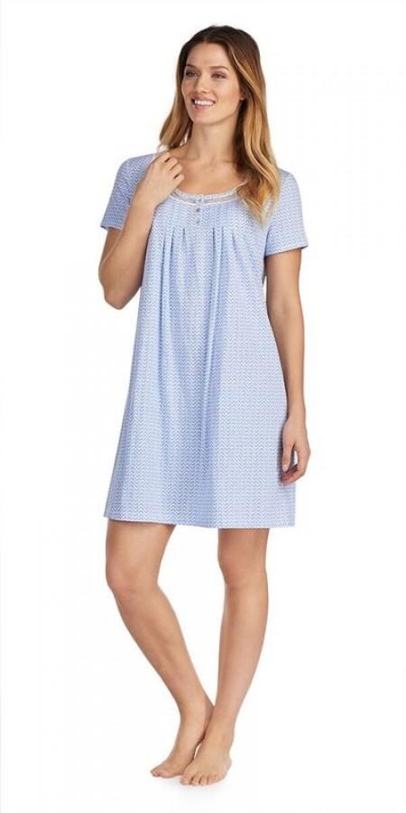 Soft Jersey Sleepshirt - Geo Fan