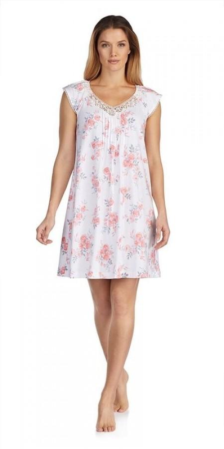 Cozy Jersey Chemise - Watercolor Buds