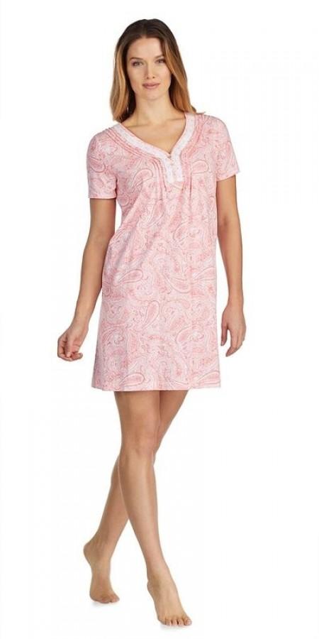 Soft Jersey Chemise - Water Paisley